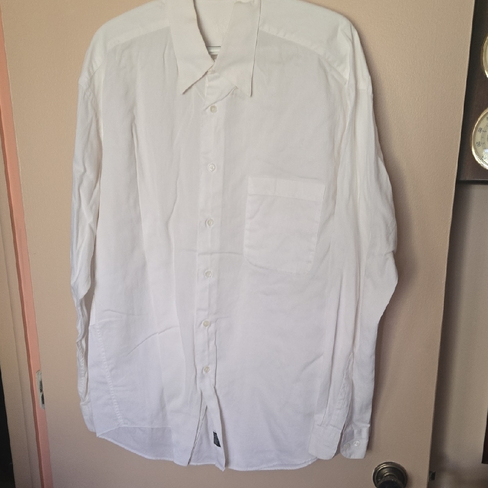 Classic White Men's Shirt